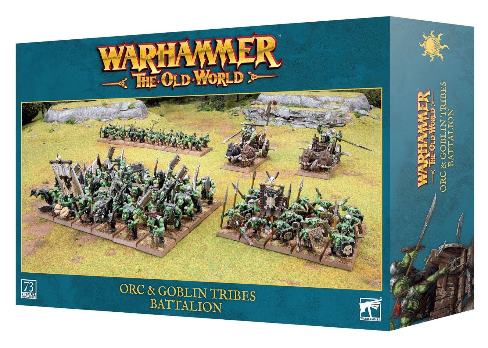 Warhammer old world orc & goblin tribes battalion